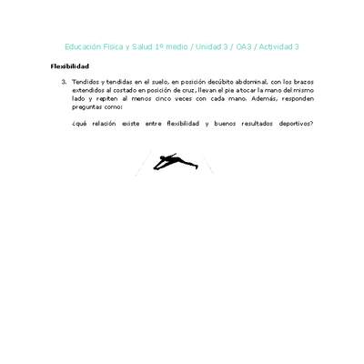 Educación Física 1 medio-Unidad 3-OA3-Actividad 3 Educación Física 1 medio-Unidad 3-OA3-Actividad 3