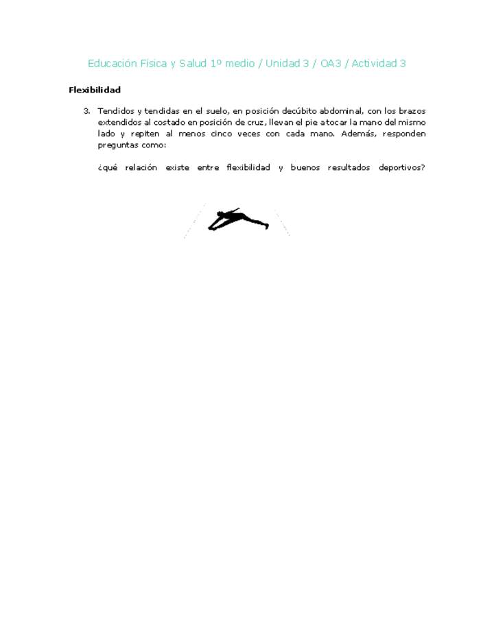 Educación Física 1 medio-Unidad 3-OA3-Actividad 3 Educación Física 1 medio-Unidad 3-OA3-Actividad 3