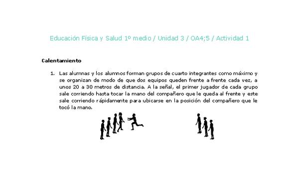 Educación Física 1 medio-Unidad 3-OA4;5-Actividad 1 Educación Física 1 medio-Unidad 3-OA4;5-Actividad 1