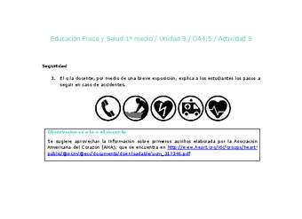 Educación Física 1 medio-Unidad 3-OA4;5-Actividad 3 Educación Física 1 medio-Unidad 3-OA4;5-Actividad 3