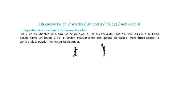 Educación Física 2 medio-Unidad 3-OA1;2-Actividad 8 Educación Física 2 medio-Unidad 3-OA1;2-Actividad 8