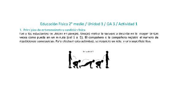 Educación Física 2 medio-Unidad 3-OA3-Actividad 1 Educación Física 2 medio-Unidad 3-OA3-Actividad 1