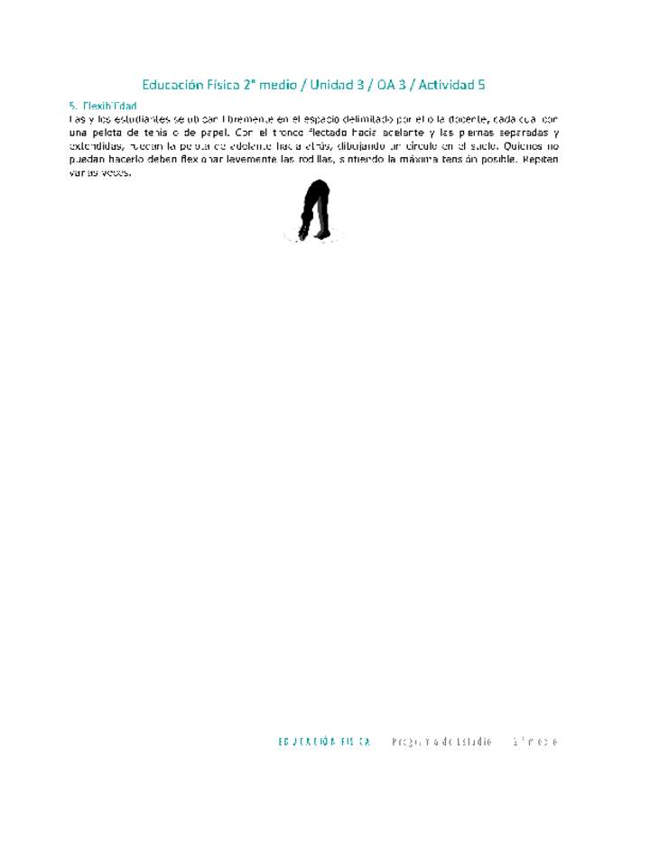Educación Física 2 medio-Unidad 3-OA3-Actividad 5 Educación Física 2 medio-Unidad 3-OA3-Actividad 5