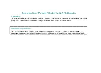 Educación Física 2 medio-Unidad 3-OA3-Actividad 6 Educación Física 2 medio-Unidad 3-OA3-Actividad 6