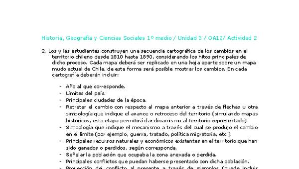 Historia 1 medio-Unidad 3-OA12-Actividad 2 Historia 1 medio-Unidad 3-OA12-Actividad 2