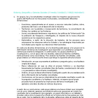 Historia 1 medio-Unidad 3-OA15-Actividad 1 Historia 1 medio-Unidad 3-OA15-Actividad 1