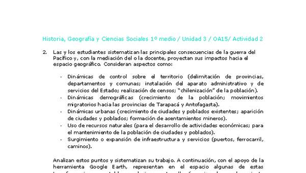 Historia 1 medio-Unidad 3-OA15-Actividad 2 Historia 1 medio-Unidad 3-OA15-Actividad 2