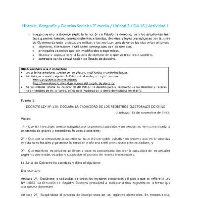 Historia 2 medio-Unidad 3-OA16-Actividad 1 Historia 2 medio-Unidad 3-OA16-Actividad 1