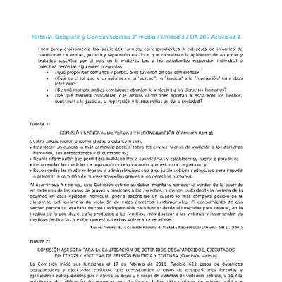 Historia 2 medio-Unidad 3-OA20-Actividad 2 Historia 2 medio-Unidad 3-OA20-Actividad 2