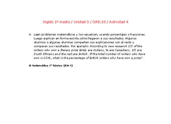 Inglés 1 medio-Unidad 3-OA9;15-Actividad 4 Inglés 1 medio-Unidad 3-OA9;15-Actividad 4