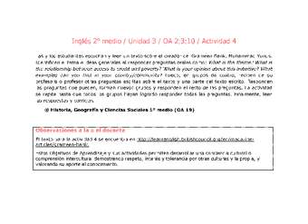 Inglés 2 medio-Unidad 3-OA2;3;10-Actividad 4 Inglés 2 medio-Unidad 3-OA2;3;10-Actividad 4
