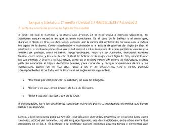 Lengua y Literatura 2 medio-Unidad 3-OA4;6;11;13;23-Actividad 2 Lengua y Literatura 2 medio-Unidad 3-OA4;6;11;13;23-Actividad 2