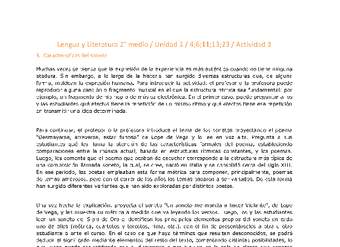 Lengua y Literatura 2 medio-Unidad 3-OA4;6;11;13;23-Actividad 3 Lengua y Literatura 2 medio-Unidad 3-OA4;6;11;13;23-Actividad 3