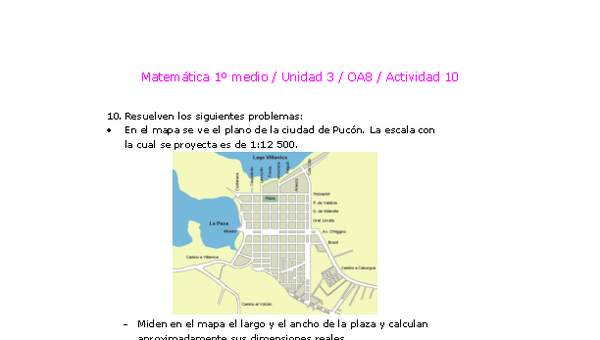 Matemática 1 medio-Unidad 3-OA8-Actividad 10 Matemática 1 medio-Unidad 3-OA8-Actividad 10