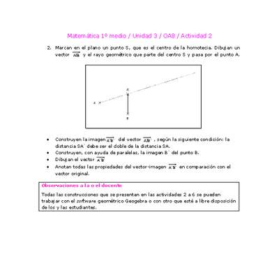 Matemática 1 medio-Unidad 3-OA8-Actividad 2 Matemática 1 medio-Unidad 3-OA8-Actividad 2