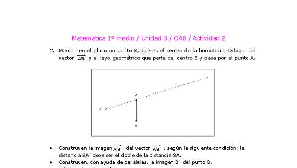 Matemática 1 medio-Unidad 3-OA8-Actividad 2 Matemática 1 medio-Unidad 3-OA8-Actividad 2