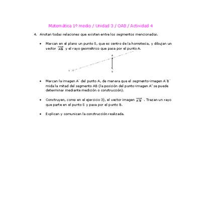 Matemática 1 medio-Unidad 3-OA8-Actividad 4 Matemática 1 medio-Unidad 3-OA8-Actividad 4
