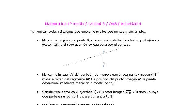 Matemática 1 medio-Unidad 3-OA8-Actividad 4 Matemática 1 medio-Unidad 3-OA8-Actividad 4