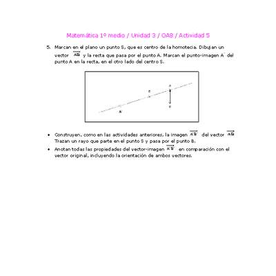 Matemática 1 medio-Unidad 3-OA8-Actividad 5 Matemática 1 medio-Unidad 3-OA8-Actividad 5