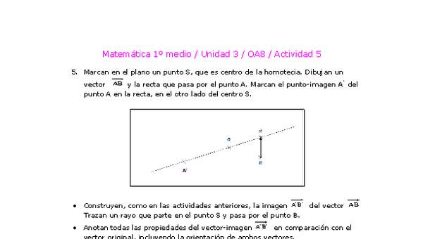 Matemática 1 medio-Unidad 3-OA8-Actividad 5 Matemática 1 medio-Unidad 3-OA8-Actividad 5