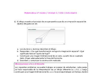 Matemática 1 medio-Unidad 3-OA8-Actividad 8 Matemática 1 medio-Unidad 3-OA8-Actividad 8