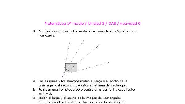 Matemática 1 medio-Unidad 3-OA8-Actividad 9 Matemática 1 medio-Unidad 3-OA8-Actividad 9