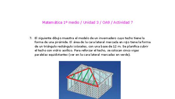 Matemática 1 medio-Unidad 3-OA9-Actividad 7 Matemática 1 medio-Unidad 3-OA9-Actividad 7