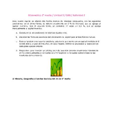 Matemática 2 medio-Unidad 3-OA6-Actividad 2 Matemática 2 medio-Unidad 3-OA6-Actividad 2