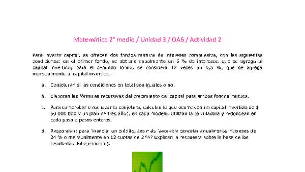 Matemática 2 medio-Unidad 3-OA6-Actividad 2 Matemática 2 medio-Unidad 3-OA6-Actividad 2