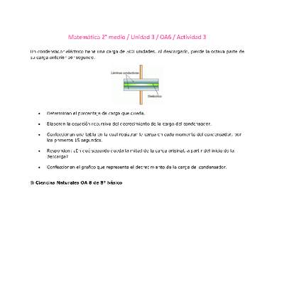 Matemática 2 medio-Unidad 3-OA6-Actividad 3 Matemática 2 medio-Unidad 3-OA6-Actividad 3
