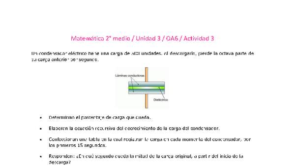 Matemática 2 medio-Unidad 3-OA6-Actividad 3 Matemática 2 medio-Unidad 3-OA6-Actividad 3