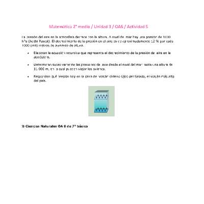 Matemática 2 medio-Unidad 3-OA6-Actividad 5 Matemática 2 medio-Unidad 3-OA6-Actividad 5