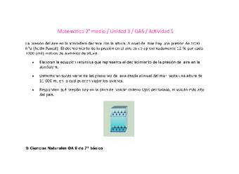 Matemática 2 medio-Unidad 3-OA6-Actividad 5 Matemática 2 medio-Unidad 3-OA6-Actividad 5