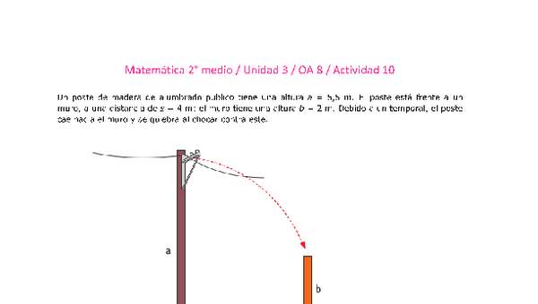 Matemática 2 medio-Unidad 3-OA8-Actividad 10 Matemática 2 medio-Unidad 3-OA8-Actividad 10