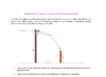 Matemática 2 medio-Unidad 3-OA8-Actividad 10 Matemática 2 medio-Unidad 3-OA8-Actividad 10
