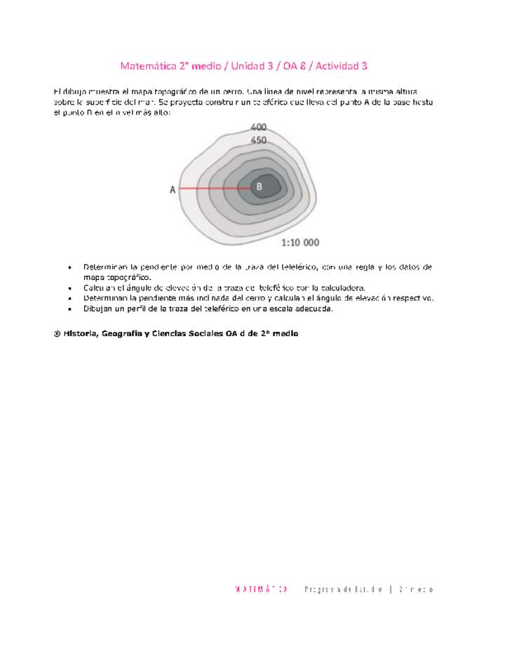 Matemática 2 medio-Unidad 3-OA8-Actividad 3 Matemática 2 medio-Unidad 3-OA8-Actividad 3