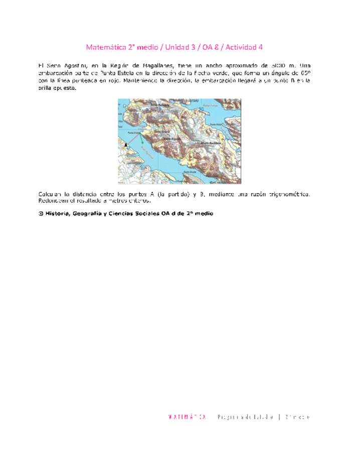 Matemática 2 medio-Unidad 3-OA8-Actividad 4 Matemática 2 medio-Unidad 3-OA8-Actividad 4