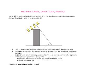 Matemática 2 medio-Unidad 3-OA8-Actividad 6 Matemática 2 medio-Unidad 3-OA8-Actividad 6