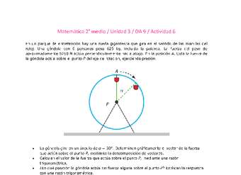 Matemática 2 medio-Unidad 3-OA9-Actividad 6 Matemática 2 medio-Unidad 3-OA9-Actividad 6