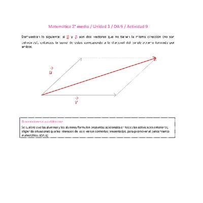 Matemática 2 medio-Unidad 3-OA9-Actividad 9 Matemática 2 medio-Unidad 3-OA9-Actividad 9