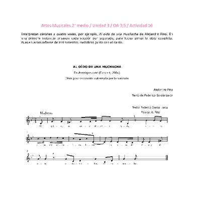 Artes Musicales 2 medio-Unidad 3-OA3;5-Actividad 10 Artes Musicales 2 medio-Unidad 3-OA3;5-Actividad 10