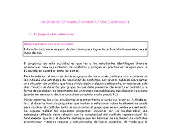 Orientación 1 medio-Unidad 3-OA6-Actividad 1 Orientación 1 medio-Unidad 3-OA6-Actividad 1