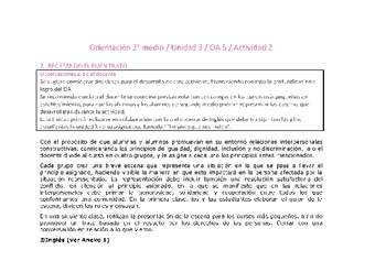 Orientación 2 medio-Unidad 3-OA5-Actividad 2 Orientación 2 medio-Unidad 3-OA5-Actividad 2