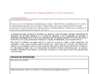 Orientación 2 medio-Unidad 3-OA6-Actividad 2 Orientación 2 medio-Unidad 3-OA6-Actividad 2