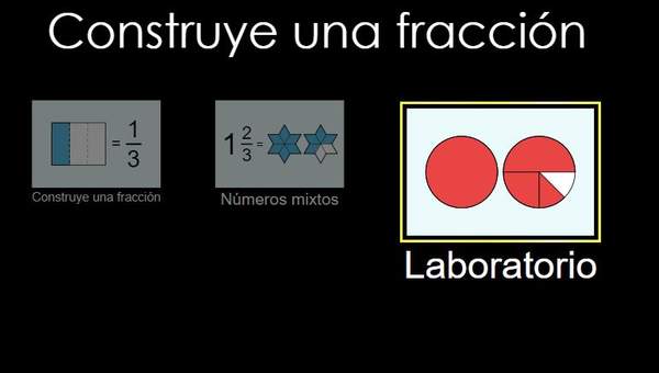 Construye una fracción Construye una fracción