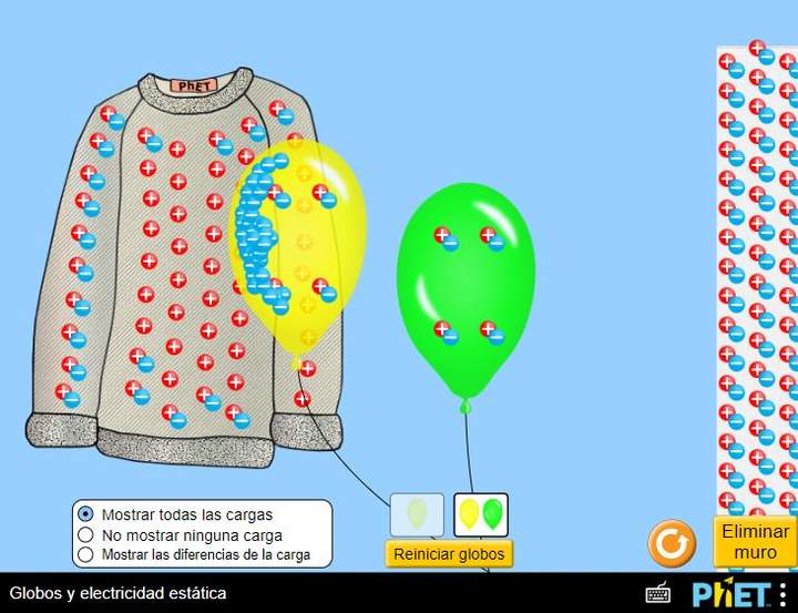 Globos y electricidad estática Globos y electricidad estática