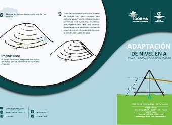 Tríptico adaptación de nivel en A., para trazar curva madre