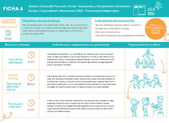 ED NT  Ficha N° 06 Movimiento en 15 minutos ED NT  Ficha N° 06 Movimiento en 15 minutos