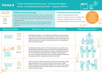 ED NT  Ficha N° 08 Movimiento en 15 minutos ED NT  Ficha N° 08 Movimiento en 15 minutos