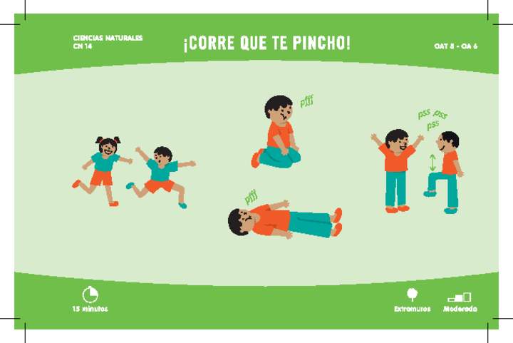 ¡corre que te pincho! ¡corre que te pincho!